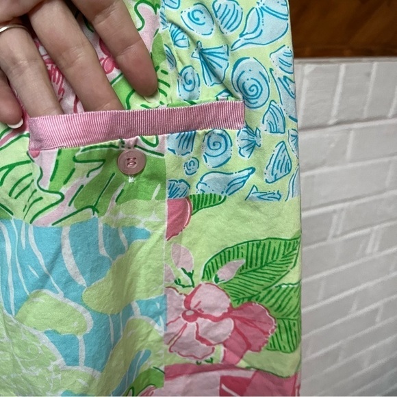 LILLY PULITZER Vintage Aruba One Happy Island Skirt size 4 - Picture 4 of 10